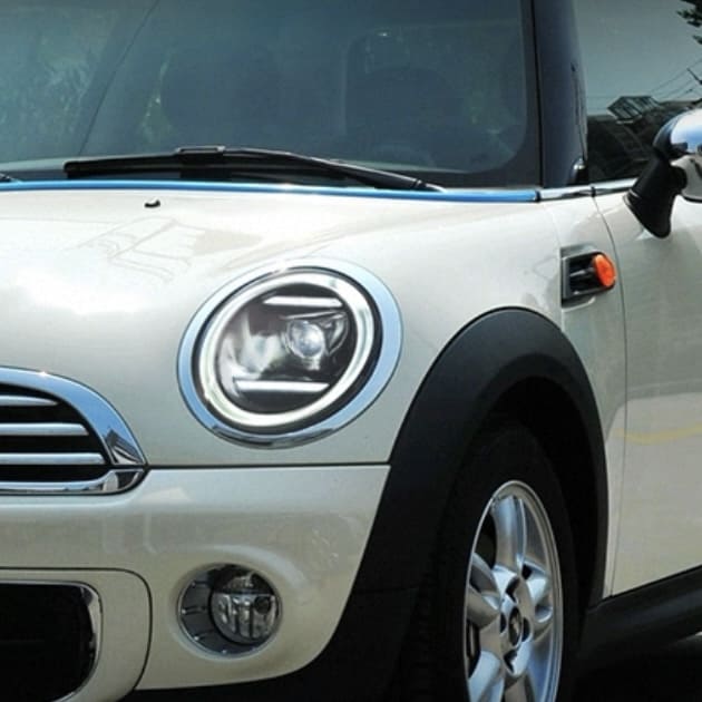 mini cooper headlight upgrade r-series