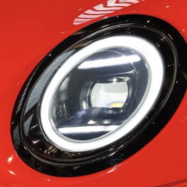 r-series mini cooper led headlight pair