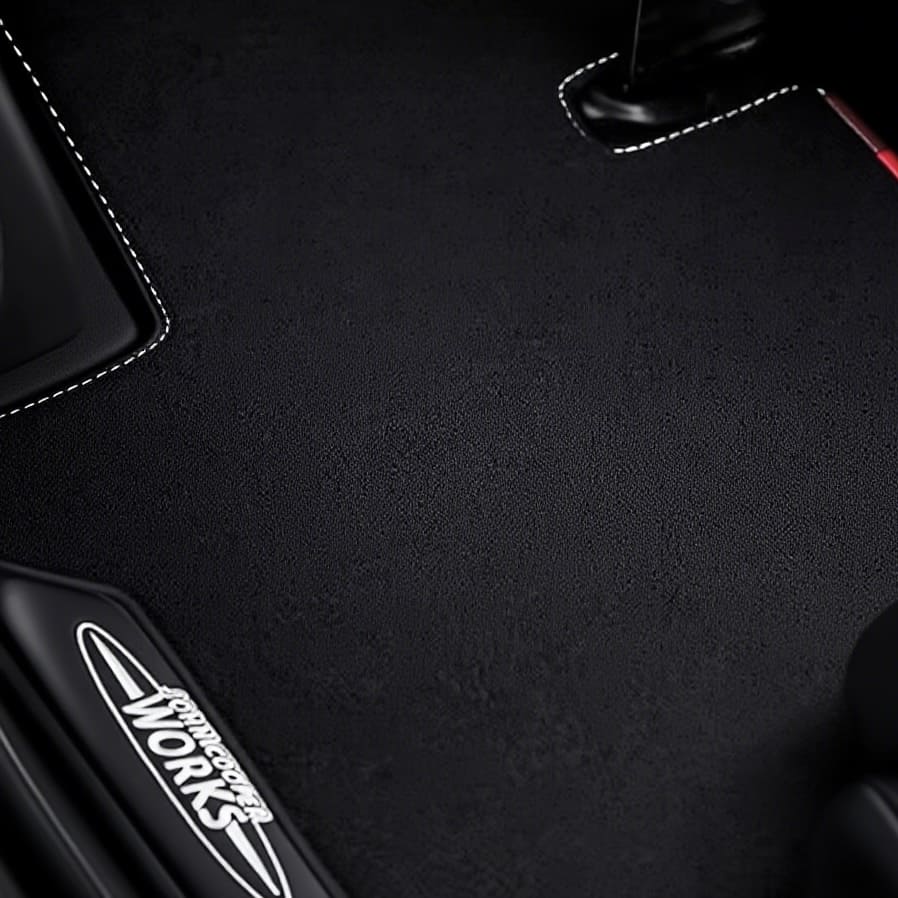 MINI Cooper JCW 絲絨車用地墊 後排適用
