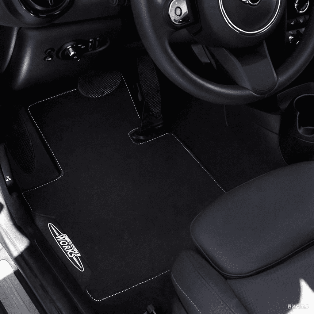 JCW Velours-Fußmatten Seitenansicht für MINI Cooper F54 F55 F56