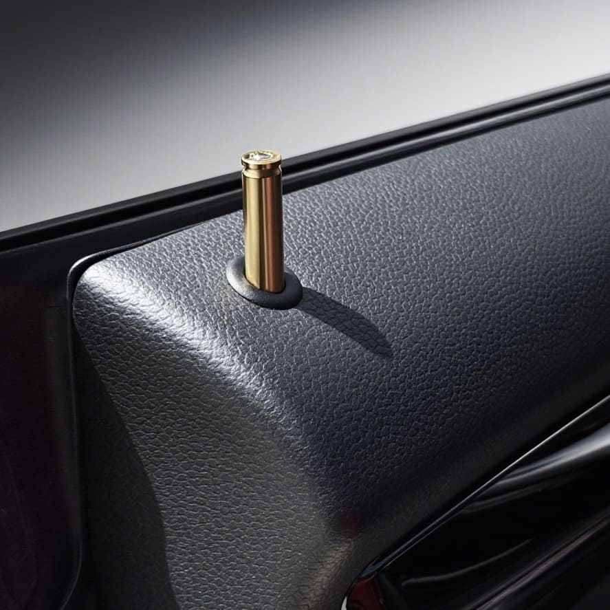 Aftermarket Türverriegelung aus Messing für MINI Cooper F55 und F56 – individuelle Innenraum-Optik