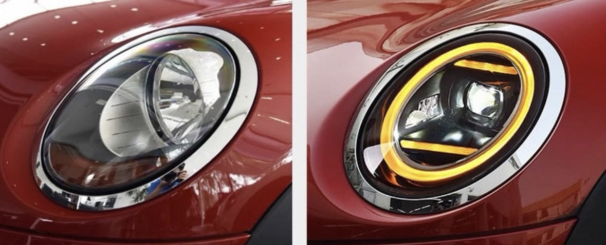 Phares LED pour MINI Cooper F56 avec feux de virage intégrés