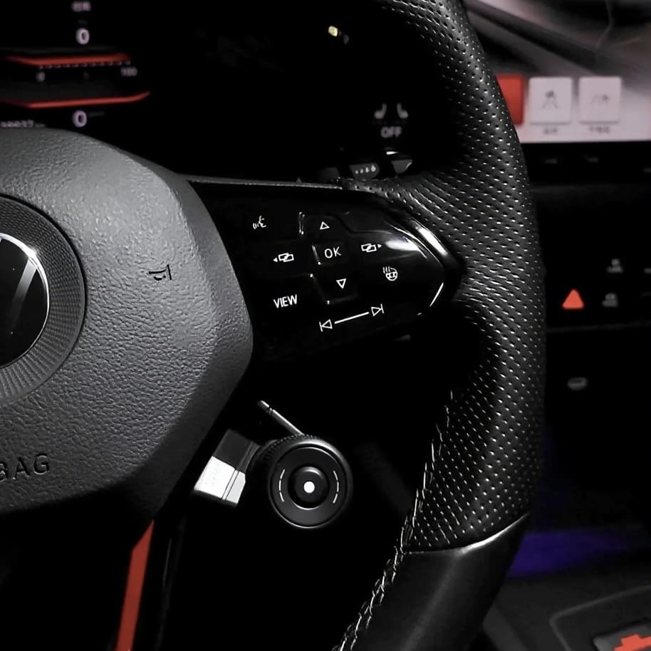 vw golf lenkrad upgrade für mk7 mk8 mit sport chrono knop