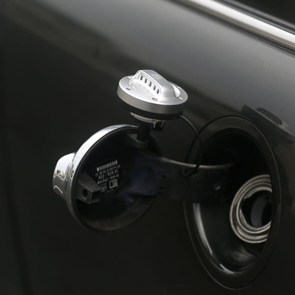 MINI Cooper fuel door latch stuck or loose fix, aluminum fuel cap