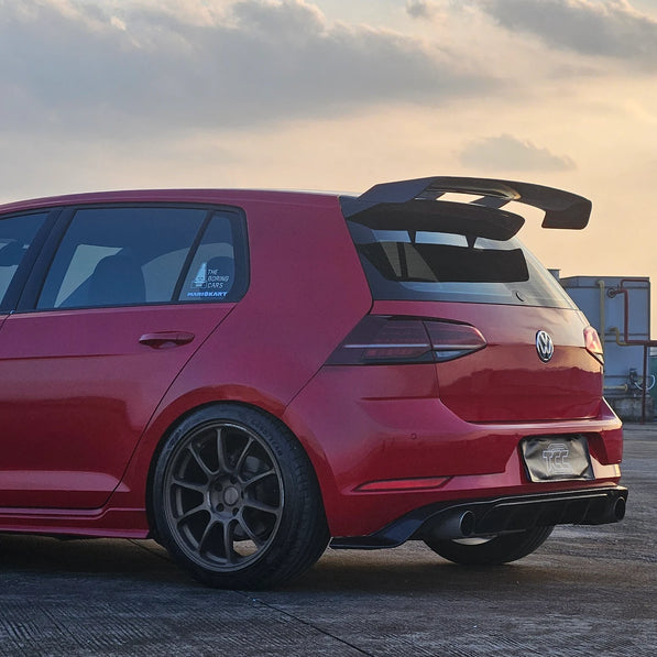 VW Golf MK7 Swan Neck GT Adjustable Rear Spoiler