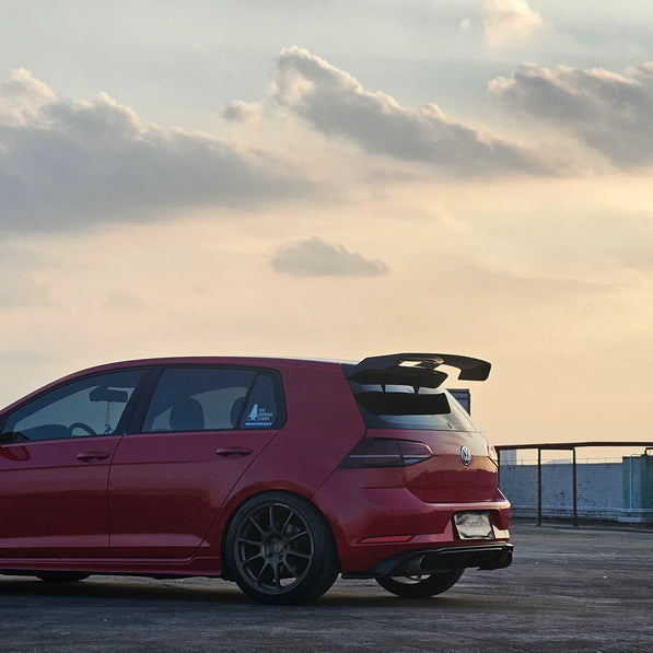 VW Golf MK7 Swan Neck GT Adjustable Rear Spoiler