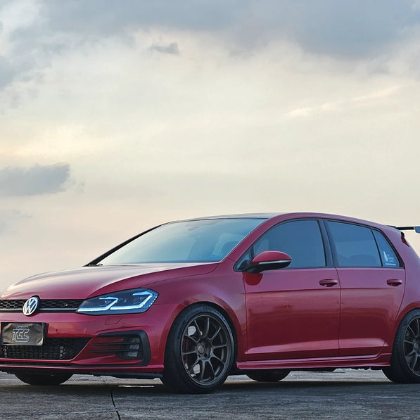 VW Golf MK7 Swan Neck GT Adjustable Rear Spoiler
