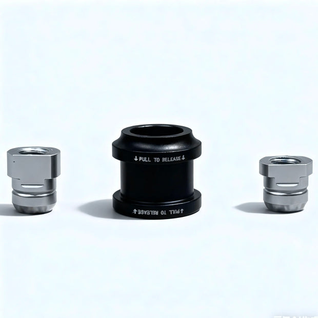 Black CNC shift boot retainer for Honda aftermarket gear knob upgrade