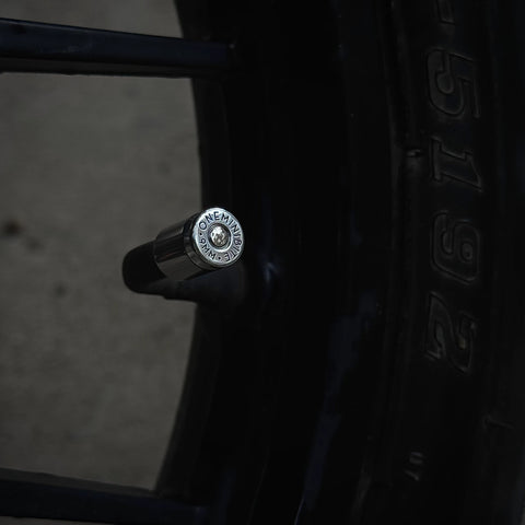 Bullet valve caps for Brompton Giant and Merida bicycles Schrader valve fitment