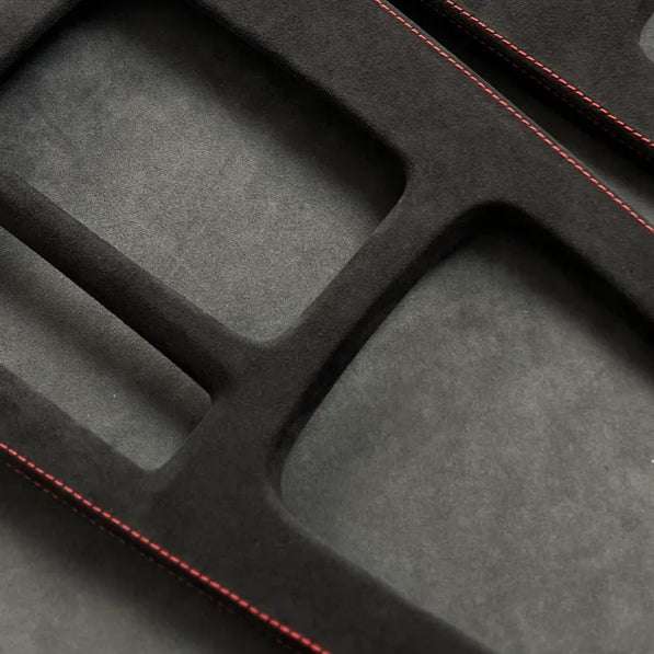 FL5 Civic Type R interior featuring Alcantara console wrap, emphasizing premium motorsport-style upgrade for both LHD & RHD vehicles.