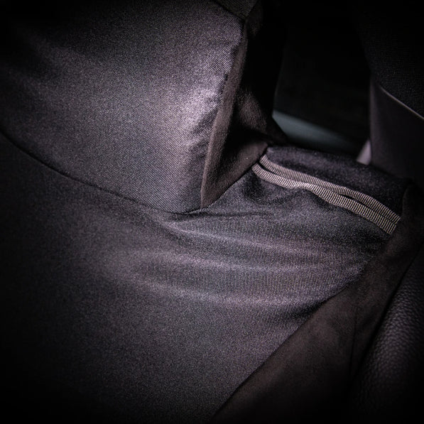 Honda Civic Type R FL5 rear seat cover headrest fit — tailored, not a universal slip-on