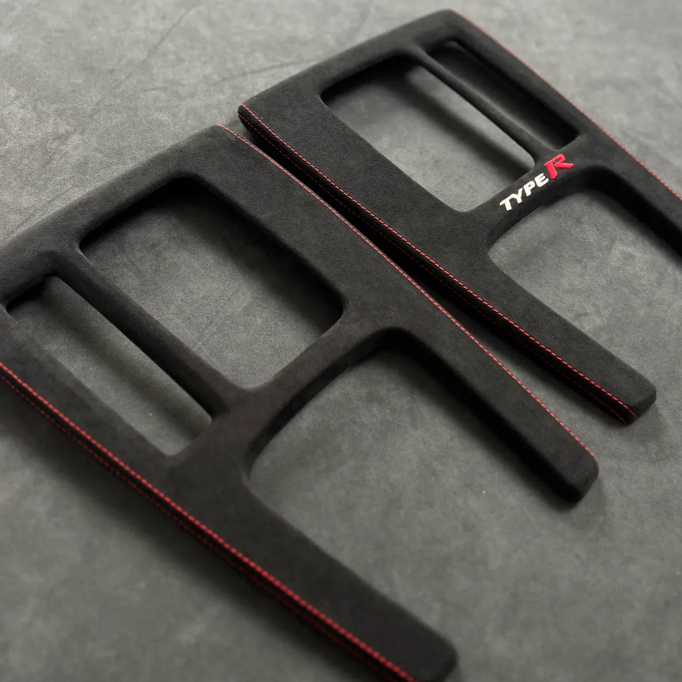 Civic Type R FL5 Alcantara console wrap protects OEM trim while adding premium sporty style for LHD & RHD vehicles.