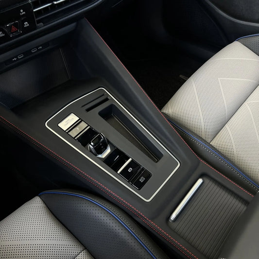 High-quality Alcantara or leather panel cover protects Golf MK7/MK8 CS, GTI, R consoles from scratches, scuffs, and wear while delivering a motorsport-inspired design.