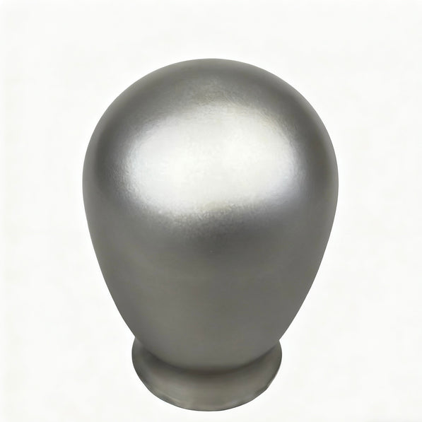 Detailed close-up of round JDM Type R-style shift knob for Civic manual