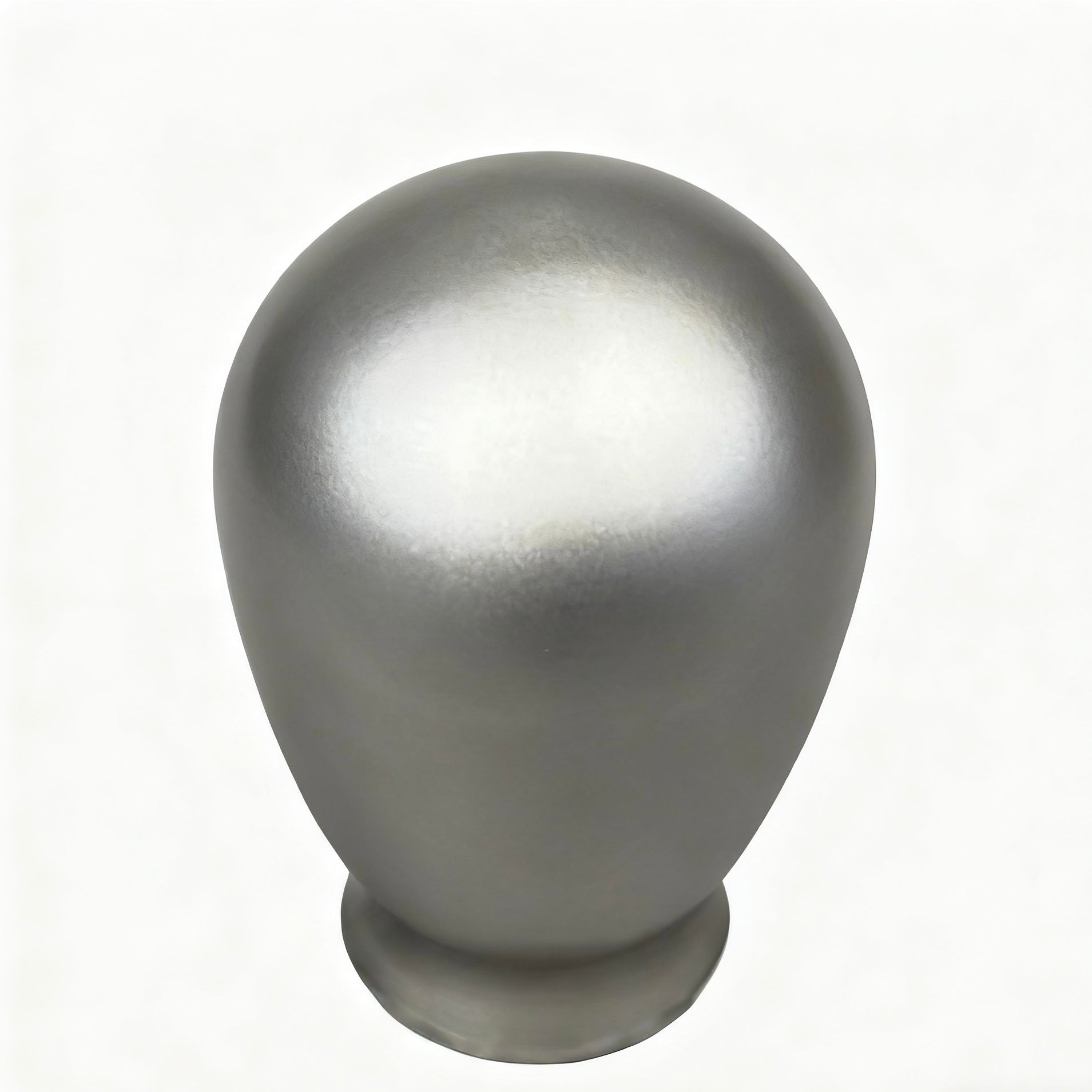 Detailed close-up of round JDM Type R-style shift knob for Civic manual