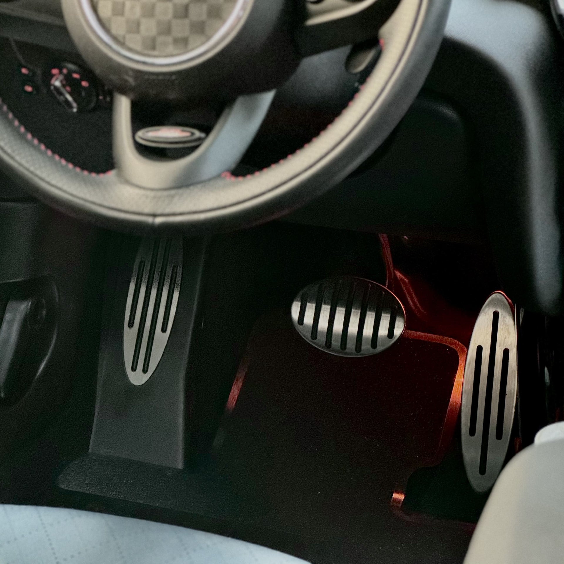 MINI Cooper Pedal Cover Set Custom OEM Style Fits Models 2001–2024 – OneMiniBite