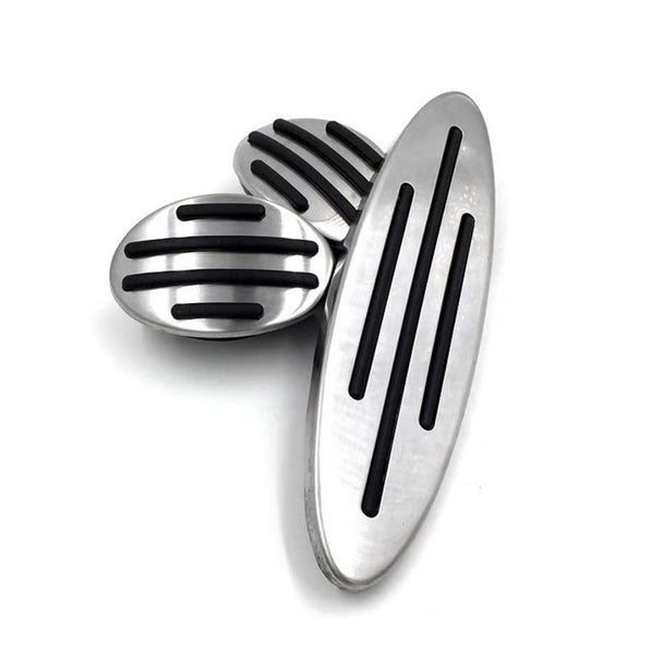 pièces tuning MINI Cooper – pédales accélérateur frein embrayage style OEM en acier inox

