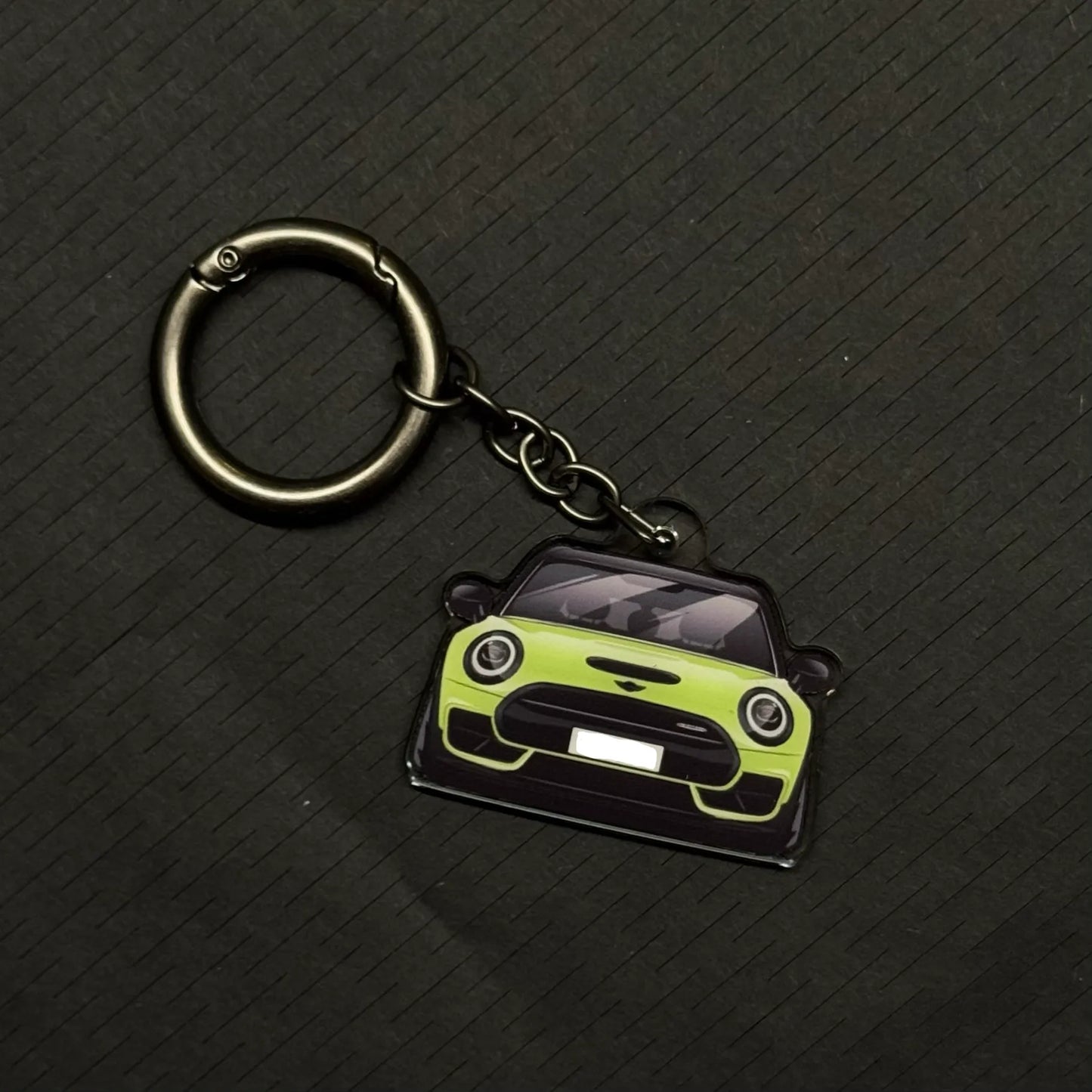 Custom MINI Cooper Clubman keychain, acrylic car replica, perfect gift for car collectors