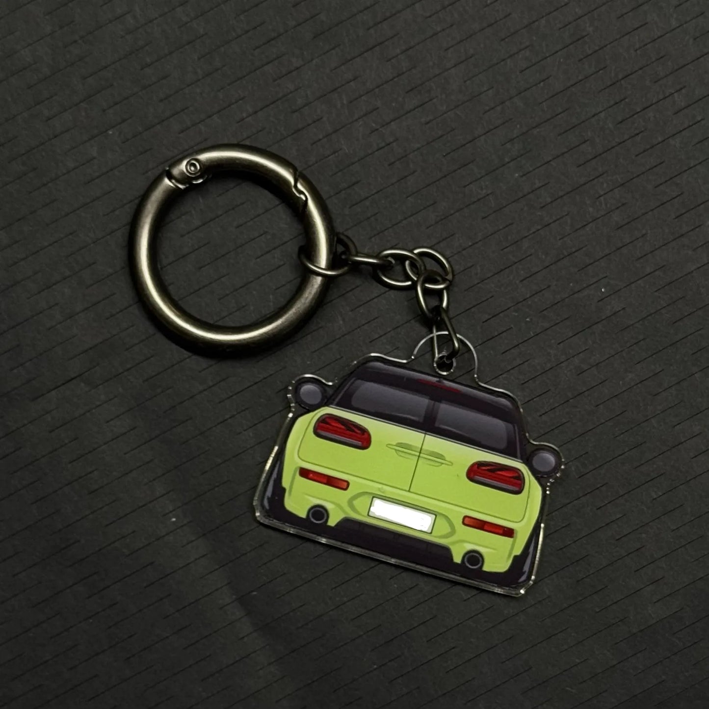 Acrylic replica keychain of MINI Cooper Countryman, custom miniature car for enthusiasts