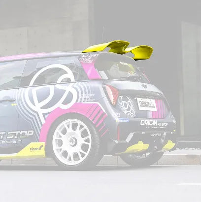 Roof spoiler for MINI Cooper F66 F67 JCW (2024+), designed for improved downforce and sporty styling.