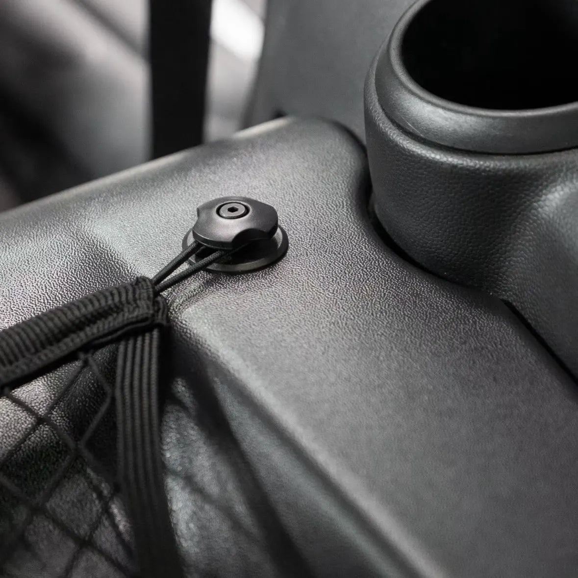 MINI Cooper rear seat delete kit, clip detail