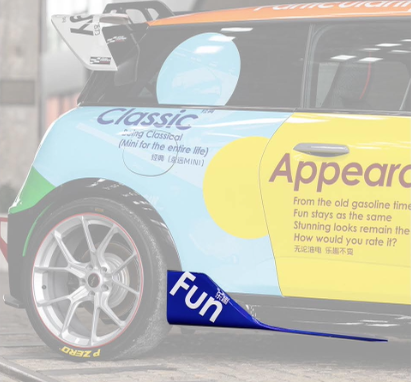 Carbon fiber side skirts for MINI J01 Cooper and JCW Electric Hatch, aerodynamic body kit extension