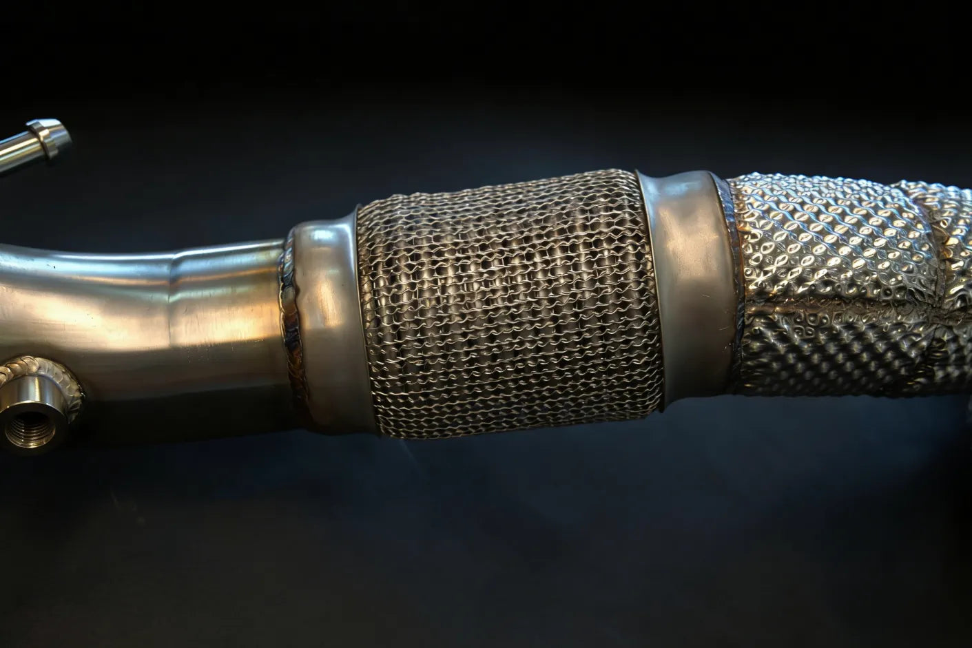 MK8 Golf FlowCore400™ downpipe 400-cell catalytic ensures no exhaust odor and emissions compliance