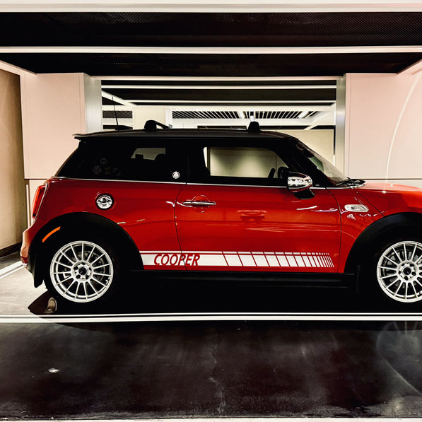 Roof bars and roof rack system for Mini Cooper R50, R52, and R53
