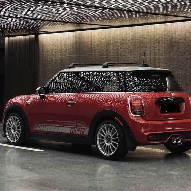 Mini Cooper F56 roof rack system for naked roof cars