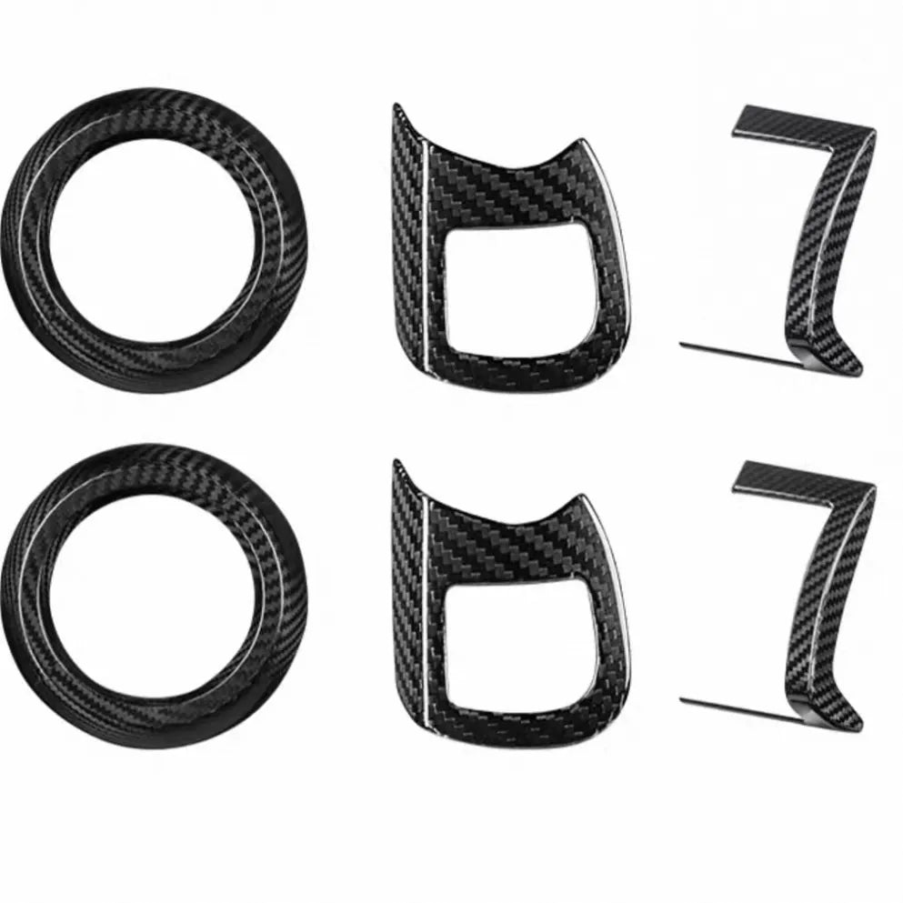 Carbon fiber center and side air vent trim covers for MINI Cooper F55 F56 F57 JCW