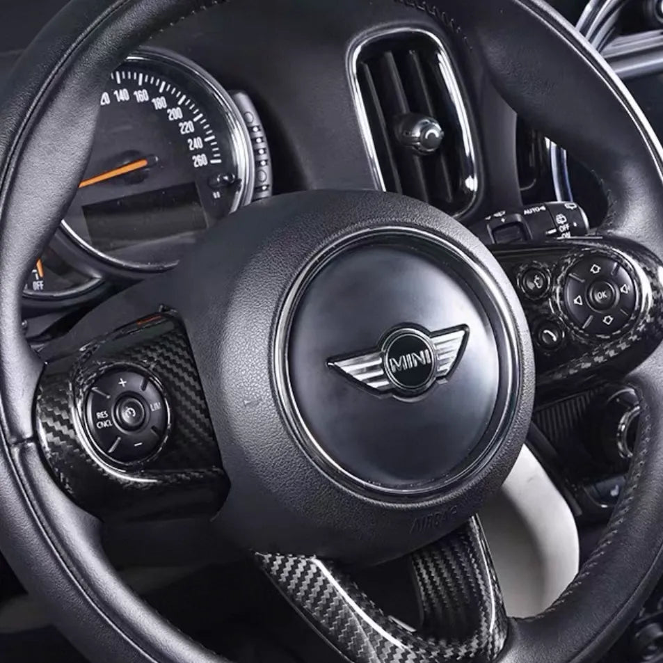 Carbon fiber airbag cover trim for MINI Cooper F57 Cabrio Cooper S & JCW