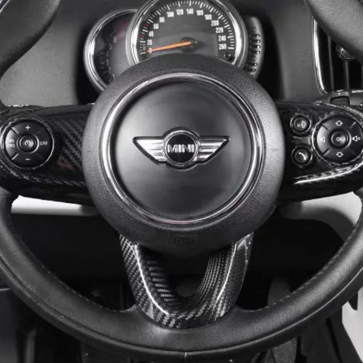 Carbon fiber dash side and air vent trim for MINI Cooper F55 F56 F57
