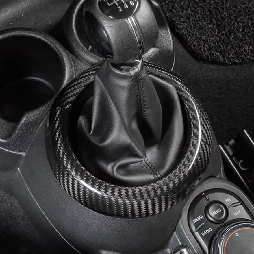 Real carbon fiber interior trim on MINI Cooper F57 Cabrio Cooper S & JCW