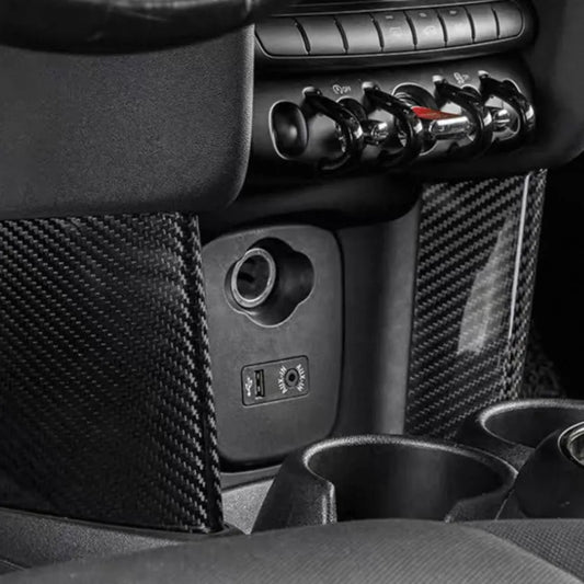 Real carbon fiber lower center dash side cover for MINI Cooper F55 F56 F57 JCW Hatch & Cabrio