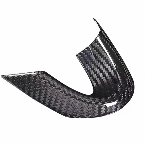 Aftermarket carbon fiber lower steering wheel trim for MINI Cooper S F55 F56 F57