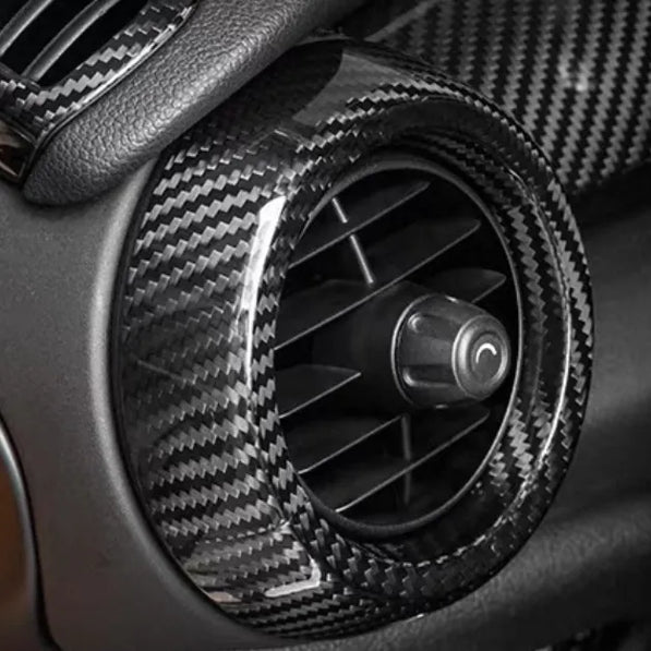 Premium carbon fiber side vent trim for MINI Cooper F55 F56 F57 Cooper S & JCW