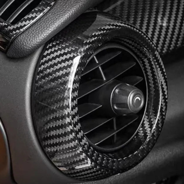 Premium carbon fiber side vent trim for MINI Cooper F55 F56 F57 Cooper S & JCW