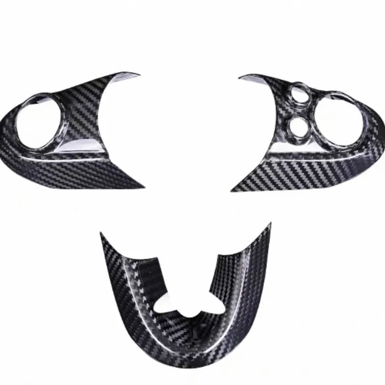 Carbon fiber steering control trim for MINI Cooper F54 Clubman Cooper S & JCW