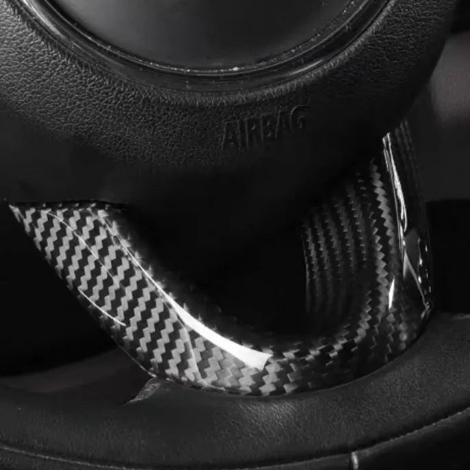 Premium carbon fiber lower steering trim for MINI Cooper F55 F56 F57 Hatch & Cabrio