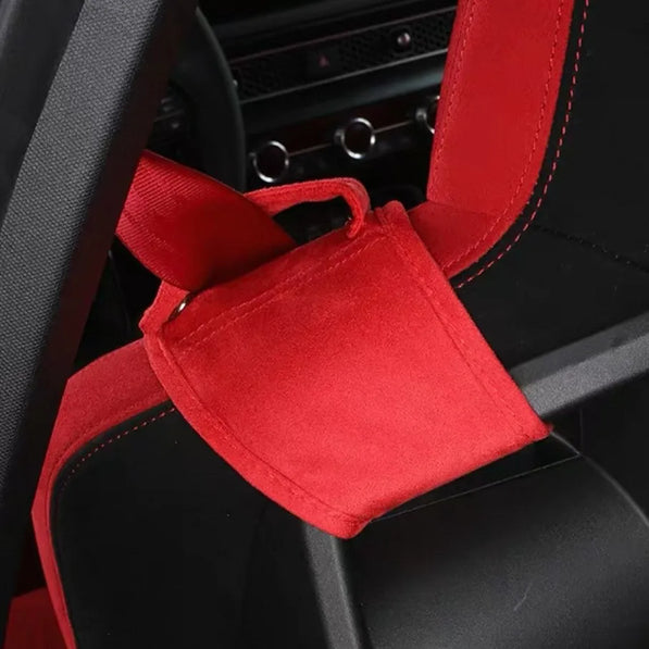 Suede Seat Belt Protector for Passenger Side FL5 Civic