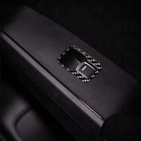 Premium plaid leather and carbon fiber interior panel set for Civic 11th Gen FL5 and FE. Stylish, durable, and easy-to-clean for the GTI enthusiast's interior.