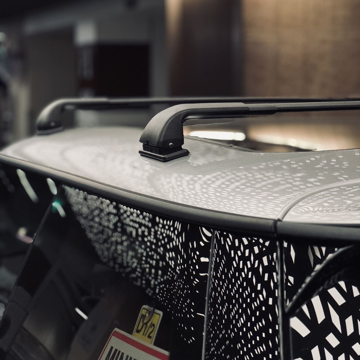 Roof rack and cross bar set for Mini Cooper without factory roof rails