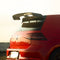 VW Golf MK7.5 Golf R rear wing spoiler rear quarter angle installed pre-preg carbon swan neck adjustable 2018 2019 2020