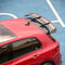 VW Golf MK8 GTI swan neck mount spoiler top front view pre-preg dry carbon fiber adjustable rear wing 2021 2022 2023 2024 2025