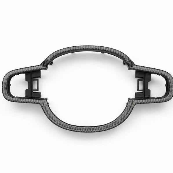 Volvo carbon fiber steering wheel trim, matte finish, fits S60 S90 V60 V90 XC60 XC90 SPA platform, direct OEM replacement