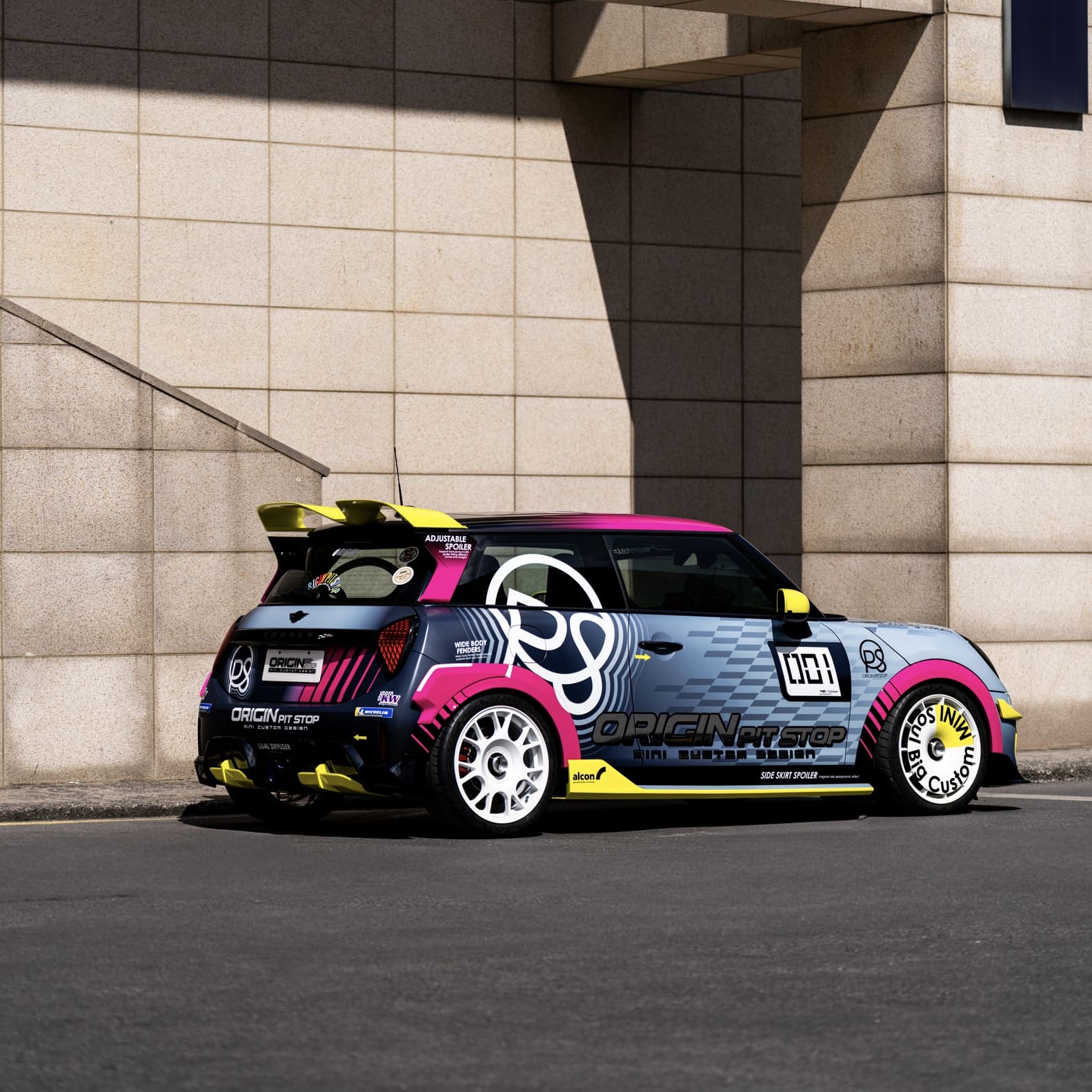 canard y diffuser incluidos en body kit f66 – mini cooper aftermarket