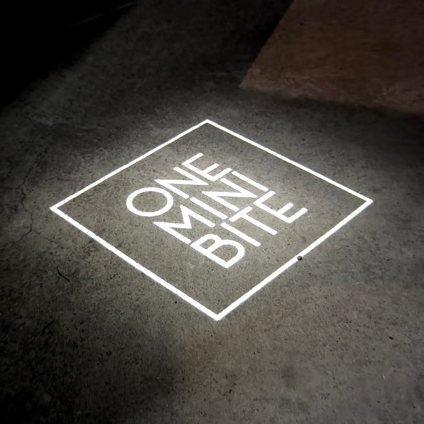 custom made puddle lights for mini cooper fitted on F56 by OneMiniBite