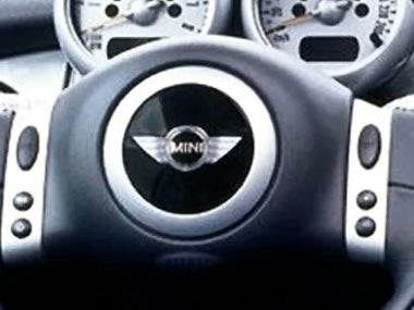 Alcantara steering airbag cover for MINI Cooper R Series 2006–2009 fitment