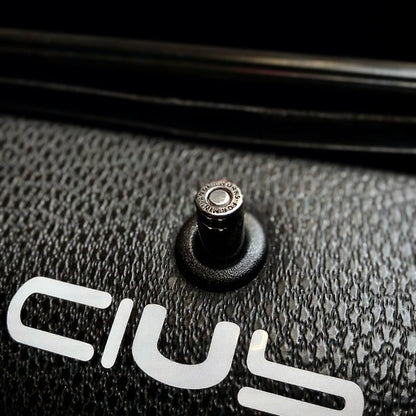 Installed custom metal door lock pin on MINI Cooper F56 or F60 – aftermarket interior mod
