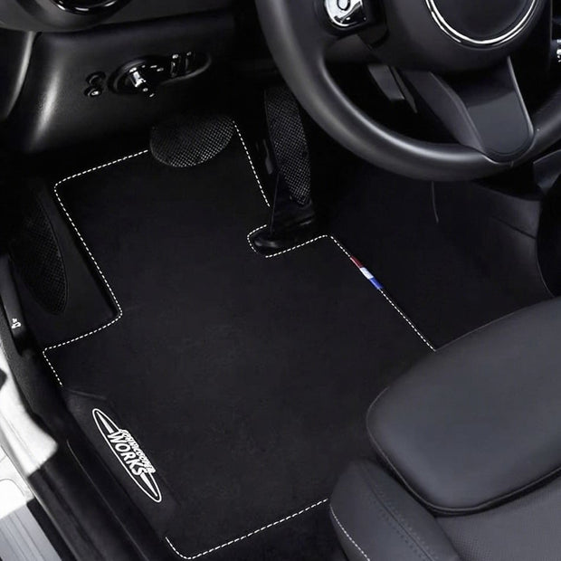 JCW velour floor mats front set for MINI Cooper F54 F55 F56